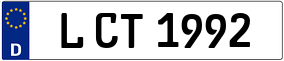 Truck License Plate